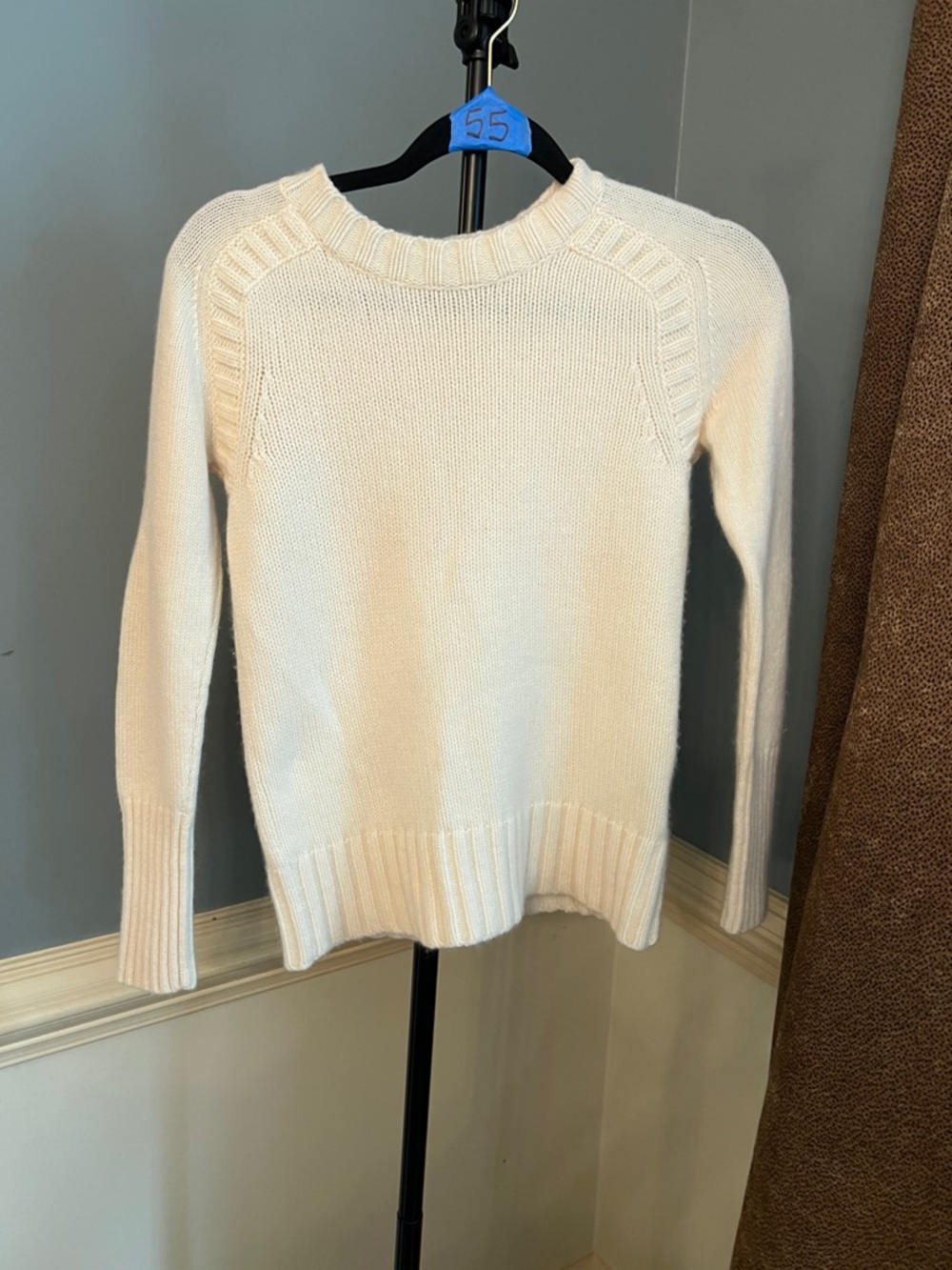 J. Crew Cream Crewneck Sweater